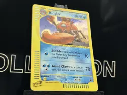 Kingler - Holo Rare - Expedition Set - 15/165 - Pokemon TCG - 2002 - LP - Image 4