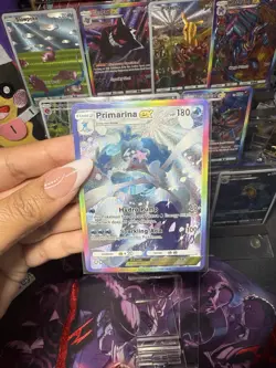 Pokemon TCG Pocket Primarina Textured Holo Rare - Fan Art / Custom Art - Image 3