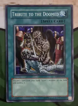 X 1 Tribute to The Doomed LP SD3-EN020 1st Edition YuGiOh - Image 1