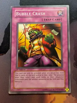 Bubble Crash - LOD-090 - Common - 1st Edition - YuGiOh - Very Light Play - Image 1