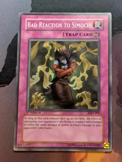 Bad Reaction to Simochi - LOD-093 - Common - 1st Edition - YuGiOh - NM/VLP - Image 1