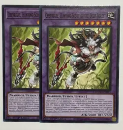 2x Chevreuil, Hunting Scout of the Deep Forest DOOD-EN085 C NM 1st Ed Yugioh - Image 1