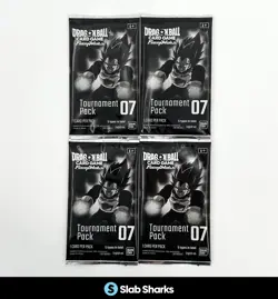 DRAGON BALL SUPER CARD GAME FUSION WORLD TOURNAMENT PACK SEALED LOT OF 4 - Image 1