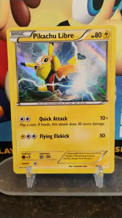 PIKACHU LIBRE & Suicune Trainer Kit POKEMON Holo 2016 Trading Card 30/30 - Image 1