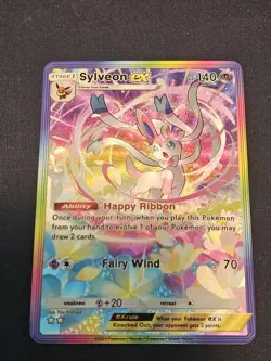Sylveon Ex Pokemon TCG Pocket Custom Textured Fanart Card - Image 1