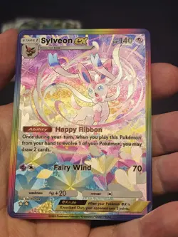 Sylveon Ex Pokemon TCG Pocket Custom Textured Fanart Card - Image 2