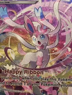 Sylveon Ex Pokemon TCG Pocket Custom Textured Fanart Card - Image 3