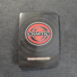 Chaotic TCG 1st Ed. Dawn Of Perim Super Rare Iron Pillar Card 218/232 - Image 2