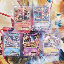 Mega Houndoom, Scizor, Gallade, Ampharos EX - 1st Edition Pokemon Cards - #129 - Image 1
