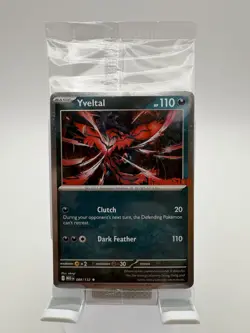 Pokemon TCG Yveltal 088/132 Holo Mega Evolution PROMO CARD Sealed GameStop - Image 1