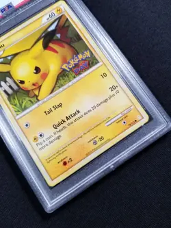Pokemon Card Pokemon Day Promo Pikachu 76/123 PSA 9 MINT HG&SS - Image 3