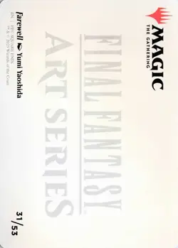 Farewell Art Card - 31, FIN: Art Series, Regular - Image 2