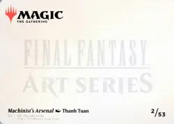 Machinist's Arsenal Art Card, #2, Art Series: FINAL FANTASY, S - NM - Image 2