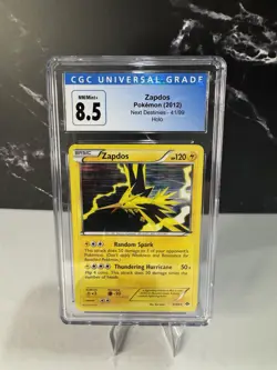 Zapdos Pokemon Card (2012) Next Destinies 41/99 CGC 8.5 Holo - Image 1