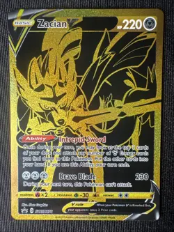Zacian V SWSH076 SWSH: Sword & Shield Promo Cards Holo Pokemon NM - Image 1