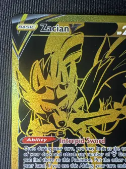 Zacian V SWSH076 SWSH: Sword & Shield Promo Cards Holo Pokemon NM - Image 2