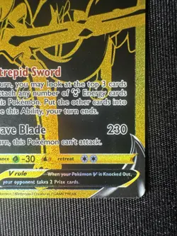 Zacian V SWSH076 SWSH: Sword & Shield Promo Cards Holo Pokemon NM - Image 4