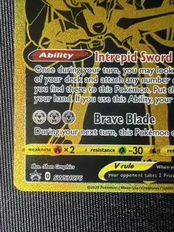 Zacian V SWSH076 SWSH: Sword & Shield Promo Cards Holo Pokemon NM - Image 5