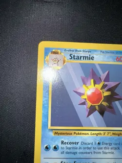 Starmie Base Set Unlimited Pokemon Card 64/102 - Near Mint / Mint - Image 5