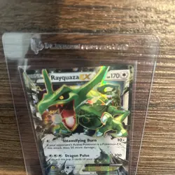 Pokemon TCG Rayquaza EX XY Roaring Skies Ultra Holo Rare Card 75/108 LP - Image 3