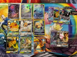 Pokemon Card Full Art Alt Art Eevee Charizard Leafeon Mew Fire - Image 1