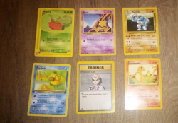 Lot of 6 Pokemon cards Early WOTC First edition included - Image 1