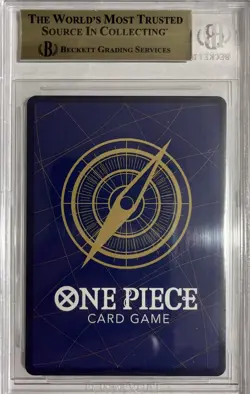 BGS 10 PRISTINE One Piece Card Roronoa Zoro Manga Alternate Art OP06-118 PRB01 - Image 2