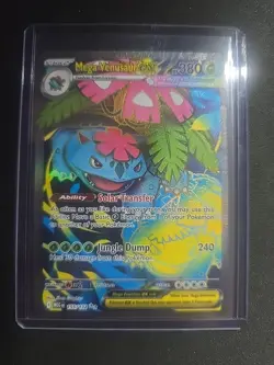 Mega Venusaur EX 155/132 Mega Evolution ENGLISH Pokemon TCG Card - Image 1