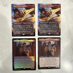 Magic the Gathering MTG Kellan, Planar Trailblazer Play Set Of 4 Cards - Image 1