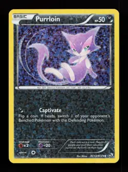 Purrloin RC13/RC25 Legendary Treasures: Radiant Collection Pokemon Card - Image 1