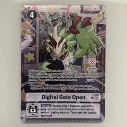Digimon TCG Digital Gate Open P-206 BANDAI CARD GAMES FEST 25-26 - Image 1
