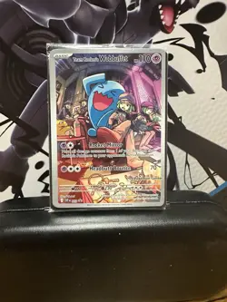 Pokemon TCG Team Rocket's Wobbuffet (Pokemon Center Exclusive) 203 Pokemon Card - Image 1