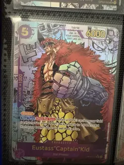 Eustass"Captain"Kid Manga OP-06 - Proxy Card - High Quality Texture - English - Image 1