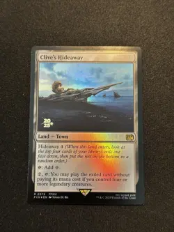 Prerelease Foil - Clive's Hideaway - Near Mint - Image 1