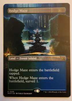 Hedge Maze (Borderless) Murders at Karlov Manor Regular #326 NM+ - Image 1