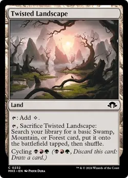 TWISTED LANDSCAPE x4 mtg NM-M Modern Horizons 3 Common - Image 1