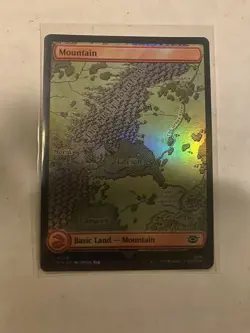 MTG [x1] Mountain 278 (Showcase) LOTR: Tales of Middle Earth - Image 1