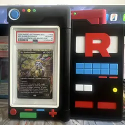 Ms. Bumbleflower Raised Foil Anime MTG Bloomburrow PSA GEM MINT 10 + CASE - Image 1