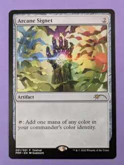MTG Magic: 30th Anniversary Promos: Arcane Signet #001/001 Rare - NM - Image 1