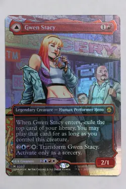 Gwen Stacy, Ghost-Spider (0202) (Borderless) Marvel's Spider-Man FOIL - Image 1