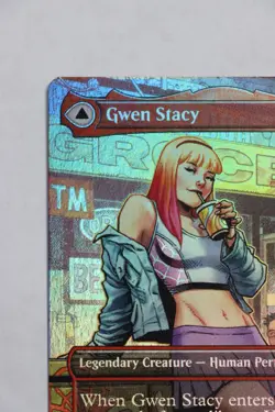 Gwen Stacy, Ghost-Spider (0202) (Borderless) Marvel's Spider-Man FOIL - Image 5