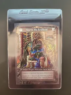 Kairos The Archivist Sorcery Contested Realm Dragonlord Unique Foil - Image 1