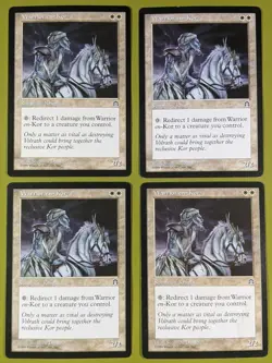 Warrior en-Kor x4 Stronghold 4x Playset Magic the Gathering MTG - Image 1