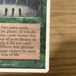 Magic the Gathering - Sylvan Library - 1995 4th Edition - Image 2