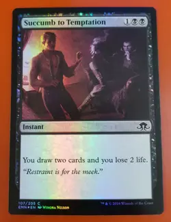 1x Succumb to Temptation | FOIL | Eldritch Moon | MTG Magic Cards - Image 1
