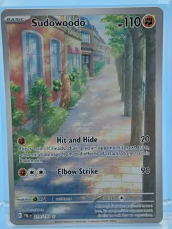 Sudowoodo 219/193 - Illustration Rare - Pokemon Paldea Evolved - LP - See Video - Image 1