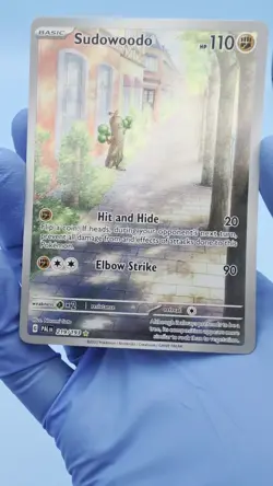 Sudowoodo 219/193 - Illustration Rare - Pokemon Paldea Evolved - LP - See Video - Image 2