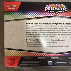 Pokemon Prismatic Evolutions Accessory Pouch Special Collection Factory Sealed - Image 5