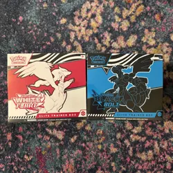 Pokemon TCG Black Bolt and White Flare ETB Bundle - New & Sealed - Image 1