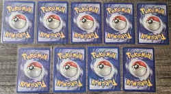 LOT of 9 1999 Pokemon Jungle Pikachu 60/64 & 58/102 1st Edition - Image 2